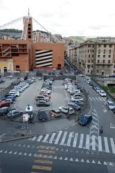Genova - il quartiere di Marassi davanti allo stadio Luigi Ferra