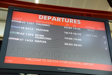 Genova, Aeroporto - volo cancellato, ritardi e disagi per alcuni