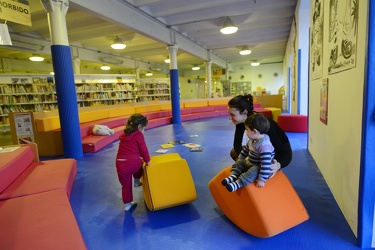 Genova, Biblioteca per ragazzi De Amicis - il nuovo spazio morbi