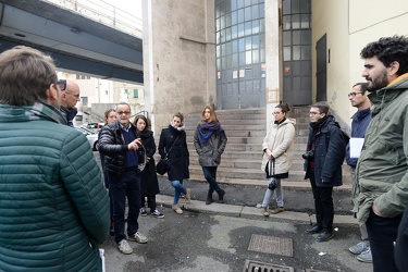 Genova, mercato del pesce - sopralluogo architetti