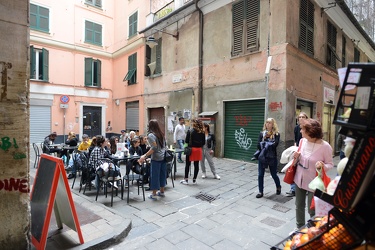 Genova, centro storico - la zona tra piazza della stampa e canne