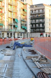 Genova, Corso Europa - avanzano i lavori per la costruzione dei 
