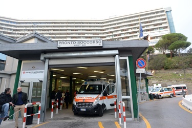 Genova, pronto soccorso San Martino - visita del presidente Giov