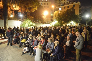 Genova Multedo - assemblea pubblica contro insediamento 50 migra