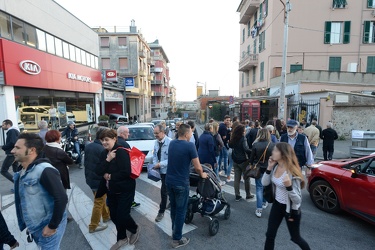 Genova Pegli, Multedo - ennesima protesta con blocco stradale de