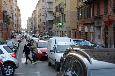 Genova - cantiere bisagno e disagi al traffico