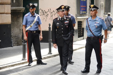 Genova, centro storico - comandante provinciale carabinieri