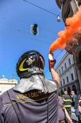 corteo vigili fuoco 17052017