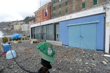 Genova, Voltri - i danni provocati dalla mareggiata