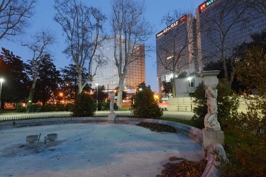 Genova - i giardini davanti alla stazione Brignole