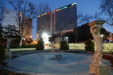 Genova - i giardini davanti alla stazione Brignole