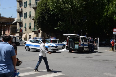 Genova - incidente mortale in via Soliman a Sestri Ponente