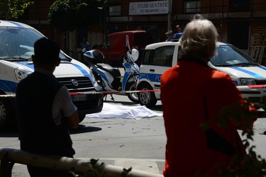 Genova - incidente mortale in via Soliman a Sestri Ponente