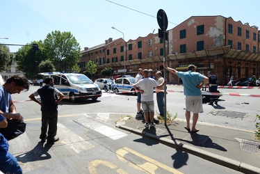 Genova - incidente mortale in via Soliman a Sestri Ponente