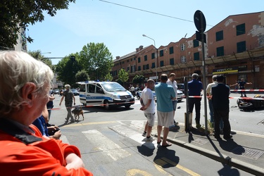 Genova - incidente mortale in via Soliman a Sestri Ponente