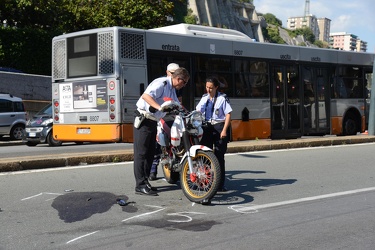 Genova - Incidente mortale a Sampierdarena