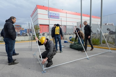 Genova, Cornigliano - altra giornata di agitazione per i lavorat