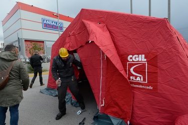 Genova, Cornigliano - altra giornata di agitazione per i lavorat