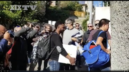 Genova Pegli, Multedo - arrivati i primi dodici migranti e conse