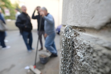 Genova Pegli, Multedo - il primo giorno dei dodici migranti nell