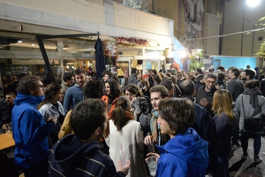 Genova, centro storico - la notte di Halloween nei vicoli