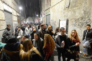 Genova, centro storico - la notte di Halloween nei vicoli