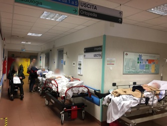 Genova - 2 Gennaio 2017 - affollamento al pronto soccorso