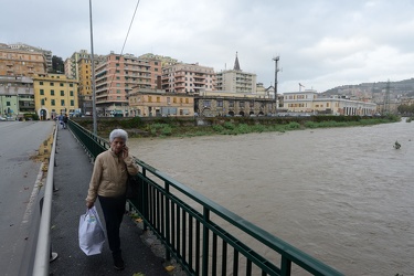 Genova - allerta maltempo rossa