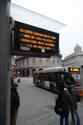 Genova - allerta neve arancione per domani