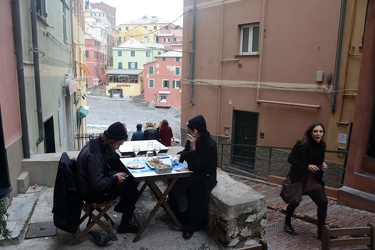 Genova, Boccadasse dopo la violenta mareggiata dei giorni scorsi