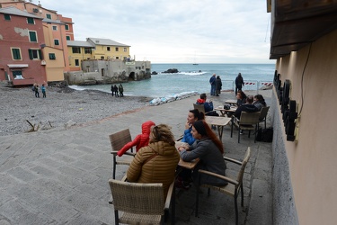 Genova, Boccadasse dopo la violenta mareggiata dei giorni scorsi