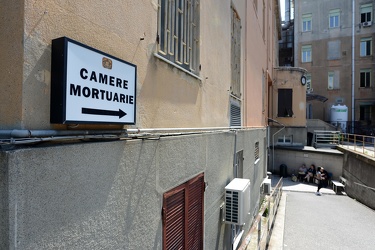 Genova, obitorio San Martino - camere mortuarie