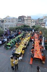 Genova, giardini luzzati - la cena colorata per i diritti gay LG