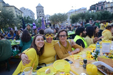 Genova, giardini luzzati - la cena colorata per i diritti gay LG