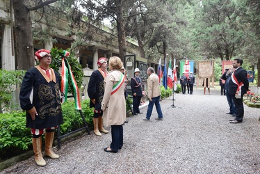 Genova - cimitero staglieno - commemorazione partigiani 