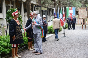 Genova - cimitero staglieno - commemorazione partigiani 