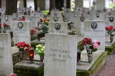 Genova - cimitero staglieno - commemorazione partigiani 