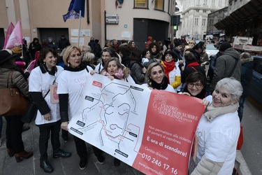 Genova - corteo femminista Otto Marzo - non una di meno