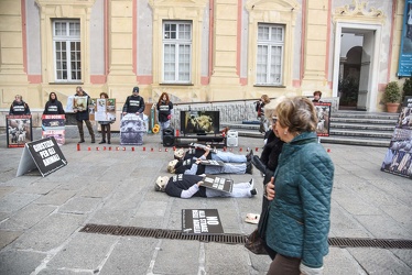 flash mob macellazione agnelli 30032018