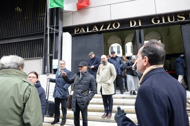 Genova, tribunale - udienza incidente probatorio processo Ponte 