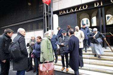 Genova, tribunale - udienza incidente probatorio processo Ponte 