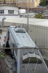 Genova - Incidente stazione di Brignole - treno in manovra si sc