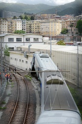 Genova - Incidente stazione di Brignole - treno in manovra si sc