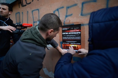 Genova - giornata di tensione - manifestazione antifascista e fe