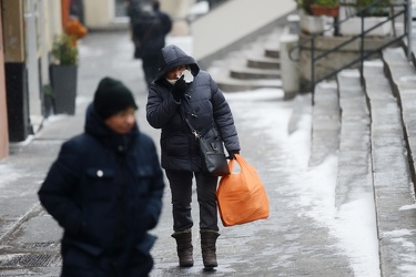 Genova - allerta arancione neve - freddo, vento e maltempo