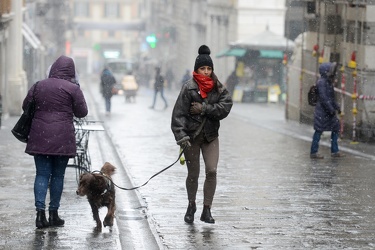 Genova - allerta arancione neve - freddo, vento e maltempo