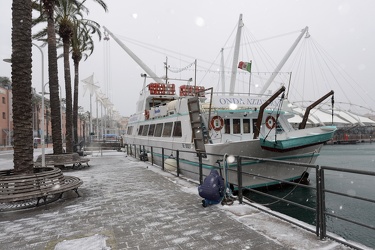 Genova - allerta arancione neve - freddo, vento e maltempo