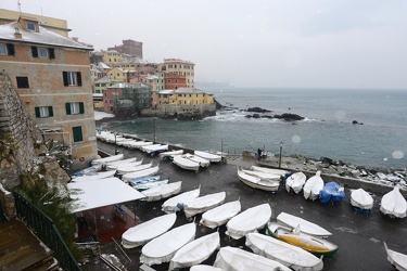 Genova - allerta arancione neve - freddo, vento e maltempo