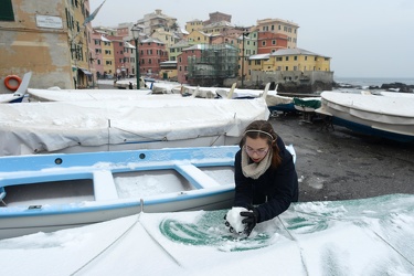 Genova - allerta arancione neve - freddo, vento e maltempo