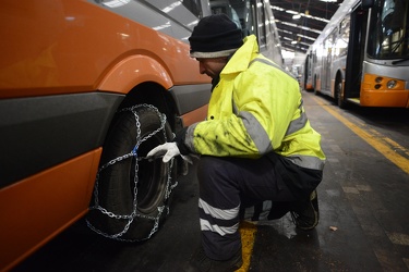 Genova - allerta arancione neve - freddo, vento e maltempo